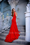 Elegante y elegante vestido de fiesta de sirena tipo trompeta Bateau C022 de Nox Anabel