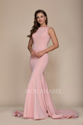 Elegant Sleek Bateau Trumpet Mermaid Prom Dress C022 by Nox Anabel