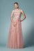 Long Sleeveless Prom Dress with Lace Detailing_C415 by Nox Anabel