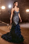 Dazzling feather-beaded mermaid dress by Ladivine CC2308