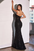 Fitted Beaded Gown By Ladivine