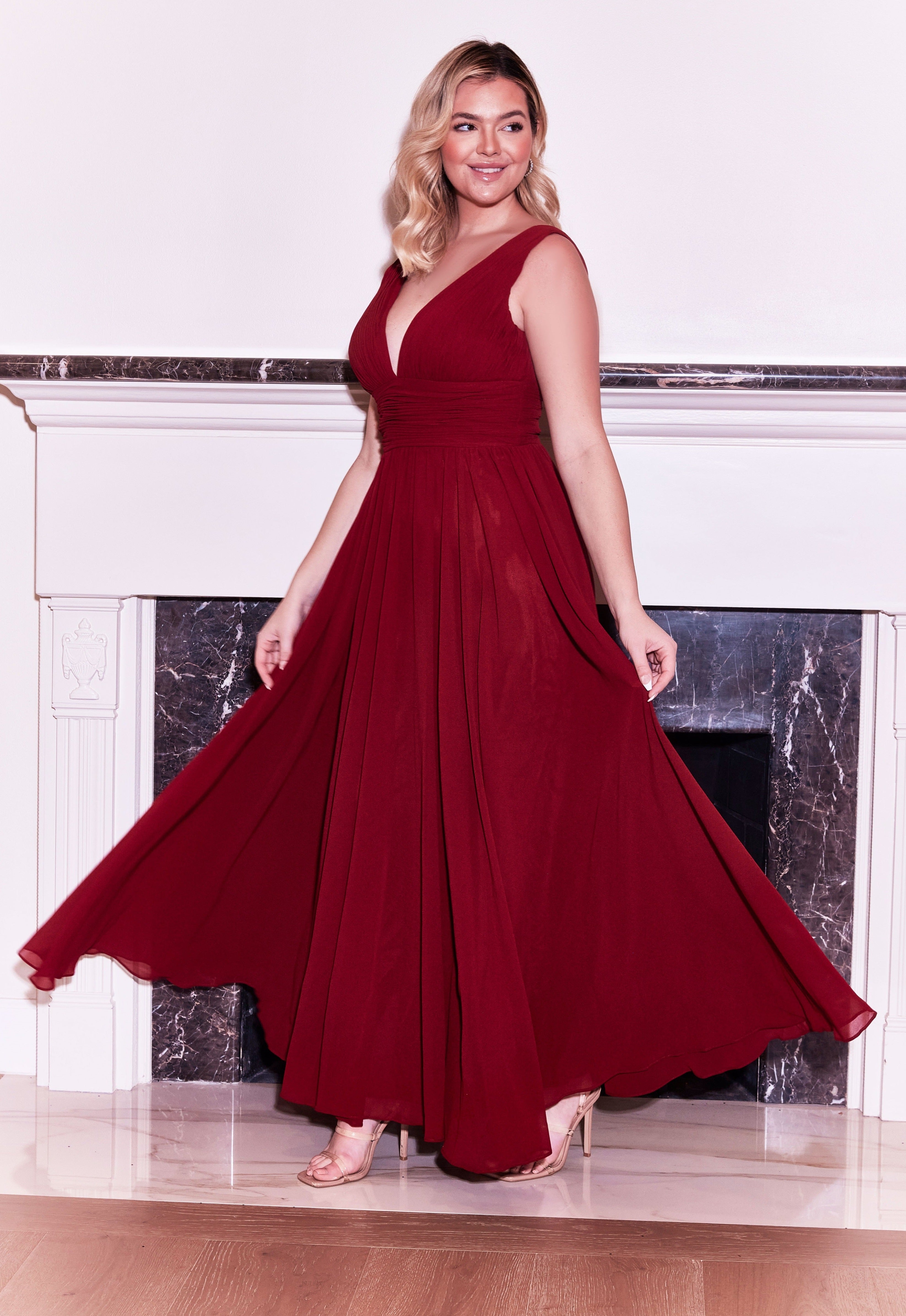 dylan & davids long sleeve dress outlet Dylan & Davids Long Formal Chiffon Evening Dress– sheerdreamz