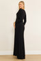 Long Formal Stretch Evening Long Sleeve Dress