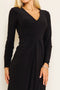 Long Formal Stretch Evening Long Sleeve Dress