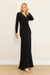 Long Formal Stretch Evening Long Sleeve Dress