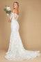 Dylan & Davids Lace Long Off Shoulder Mermaid Wedding Dress