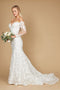 Dylan & Davids Lace Long Off Shoulder Mermaid Wedding Dress