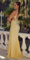 Nox Anabel -NXE1003 Beaded Cutout Prom Dress
