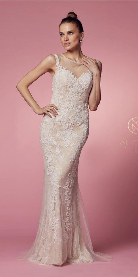 Nox Anabel -E1006 Fitted Elegant Evening Dress