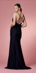 Nox Anabel E1035 Fitted Sexy Floor Length Evening Prom