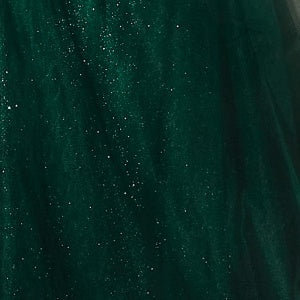 Adora 3217 A-line Gown with Sleeveless Tiered Design and Delicate Lace Applique Featuring a Slit