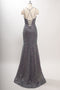 Coya L2773T's Glitter-Embellished Fitted Bustier Gown