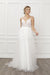 white wedding dress