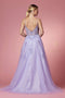 Nox Anabel T1012 Applique Sheer Sleeveless Prom Evening Dress.