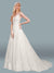 Long Bridal Sleeveless Wedding Dress