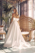 Bridal A-line Dress with Bow Detail by Nox Anabel JE968
