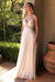 Cinderella Divine TY11's Chiffon Gown with Applique Accents and A-line Elegance