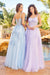 Lace Tulle Corset Applique Gown - Adora 3087
