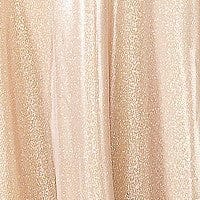 Adora 3118's Off-Shoulder Metallic Glitter Gown with Appliqué