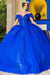 Off Shoulder Applique Ball Gown by Cinderella Couture 8045