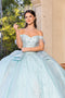 Blossom Off Shoulder Ball Elegance - Cinderella Couture 8055J