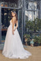 V-Neck Wedding Dress with Appliques by Nox Anabel JE933