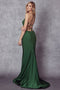 Juliet 276's Mermaid Gown with Beaded Lace-Up Back