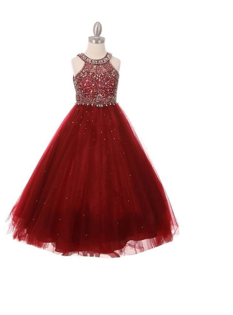 Sleeveless Beaded Ball Gown by Cinderella Couture 5027