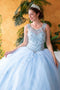 Quinceanera Beaded Illusion Dress by Calla KY77621X