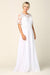 Long Gown Lace Applique Wedding Dress