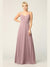 Long A-Line Chiffon Dress for Bridesmaids