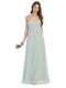 Long A-Line Chiffon Dress for Bridesmaids