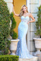 Enchanted Winged Sheer Corset Mermaid Gown - Adora 3082
