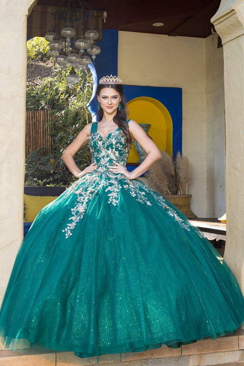 Sweetheart Butterfly Ball Gown by Cinderella Couture 8046J
