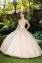Sweetheart Butterfly Ball Gown by Cinderella Couture 8046J