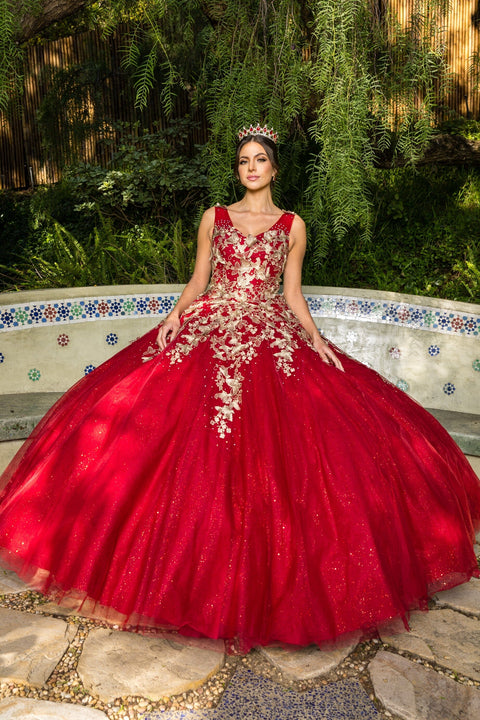 Sweetheart Butterfly Ball Gown by Cinderella Couture 8046J
