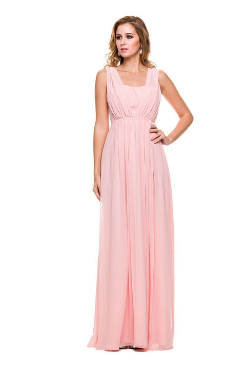 Long Chiffon Convertible Sweetheart Dress by Nox Anabel 7124