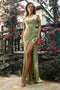 Cinderella Divine 7484 -Prom Dress with  Draped Corset