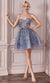 Cinderella Divine 9243 - CocktailApplique Dress