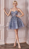 Cinderella Divine 9243 - Cocktail  Applique Dress