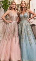 Cinderella Divine C135 - Sleeveless Prom Dress with Sequins