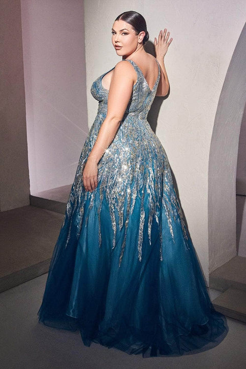 Cinderella Divine C135C - Sparkle Beaded Prom Dress