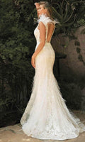 Cinderella Divine C57W -Cap-Sleeve Bridal Gown with Embelishments