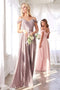 Cinderella Divine CD0156 - Pleated Bodice Off Shoulder Chiffon Dress