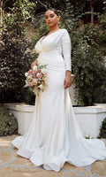 Cinderella Divine CD0169C - Full Hem Modest Wedding Dress