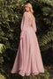 Cinderella Divine CD0183 - Prom  Bishop Sleeve Gown