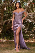 Cinderella Divine CD0186 - Prom Dress with  Applique Corset