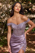 Cinderella Divine CD0186 - Prom Dress with Applique Corset sheerdreamz Cinderella Divine CD0186 - Prom Dress with Applique Corset sheerdreamz