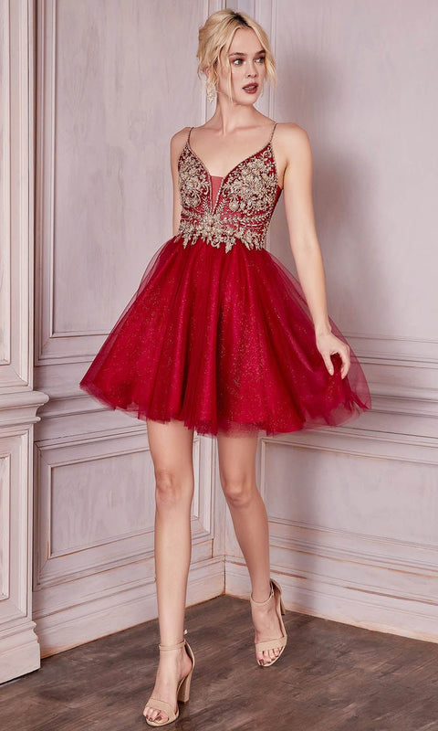 Cinderella Divine CD0190 - Cocktail Beaded Dress