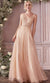 Cinderella Divine CD0196 -Long Gown with a Sleeveless V-Neck